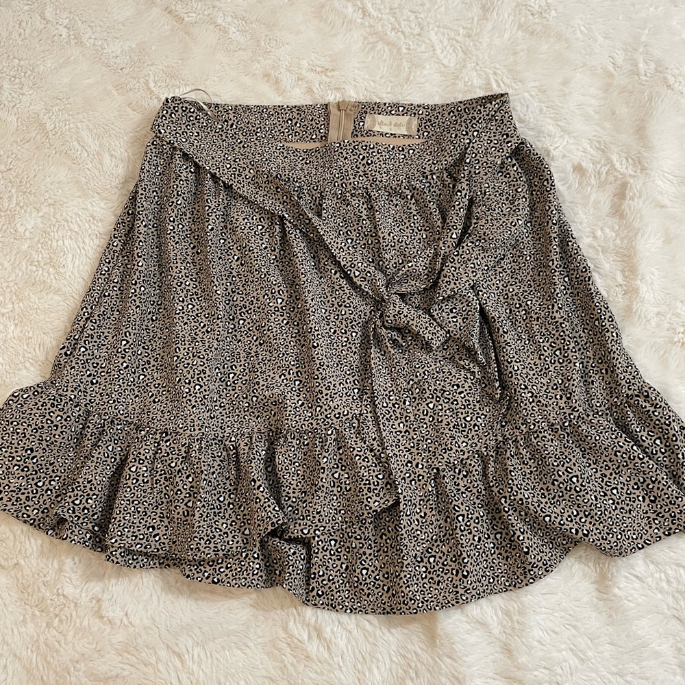 Altar’d State Cheetah print A-Line skirt
